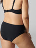 Culotte de bain taille haute - Noir