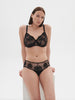 Soutien-gorge avec armature emboitant - Noir