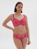 Soutien-gorge avec armature emboitant - Rose disco