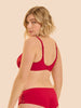 Soutien-gorge avec armature emboitant - Rouge Opéra