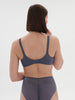 Soutien-gorge avec armature emboitant - Bleu Cendre