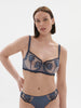 Soutien-gorge corbeille - Bleu Cendre