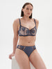 Soutien-gorge corbeille - Bleu Cendre