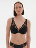 Soutien-gorge push-up décolleté plongeant - Noir