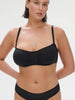 Haut de maillot de bain bandeau mousse avec armatures - Noir