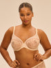 Soutien-gorge avec armature décolleté plongeant - Beige Chic