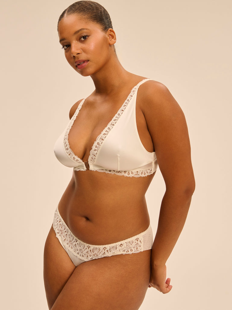 Soutien-gorge triangle sans-armatures - Naturel