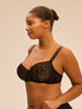 Soutien-gorge corbeille - Noir