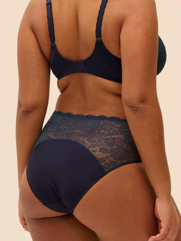 Culotte taille haute - Saphir