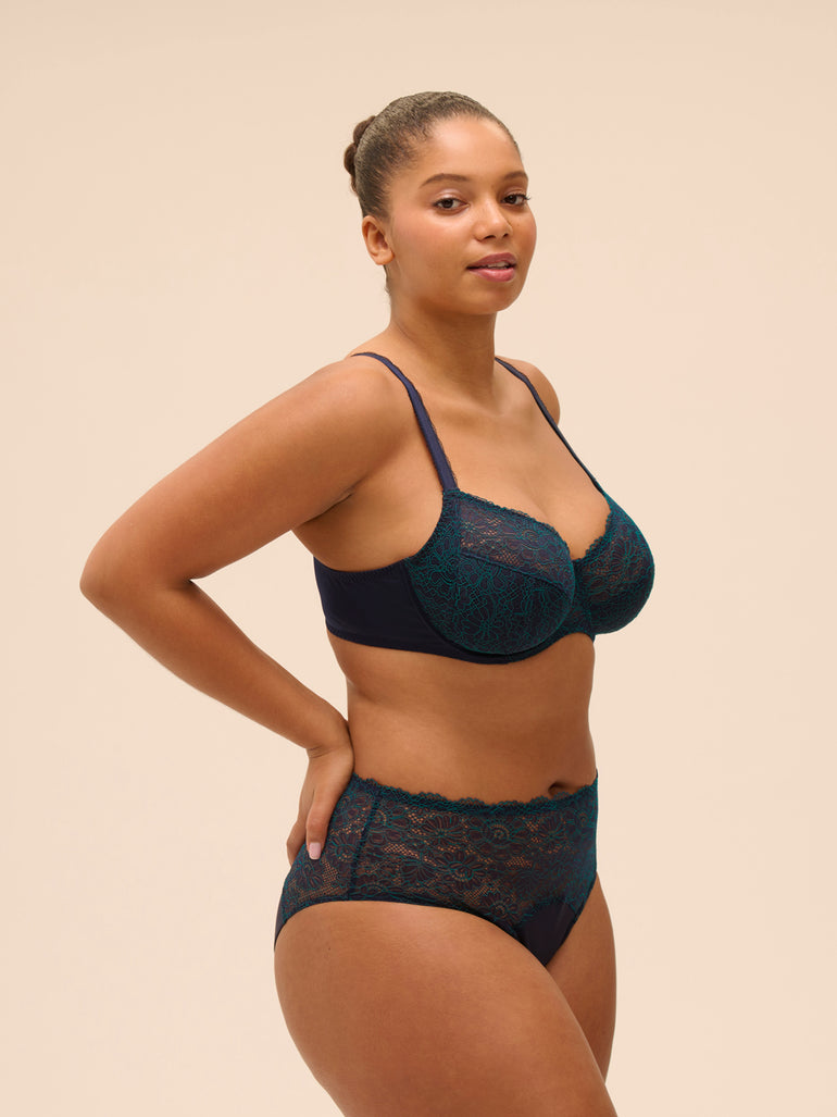 Culotte taille haute - Saphir