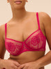Soutien-gorge corbeille - Cranberry