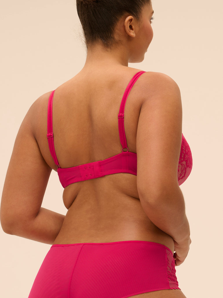 Soutien-gorge corbeille - Cranberry