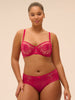 Soutien-gorge corbeille - Cranberry