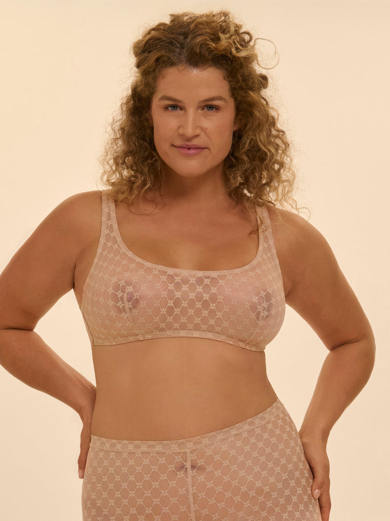 Soutien-gorge triangle sans-armatures - Peau Rosée