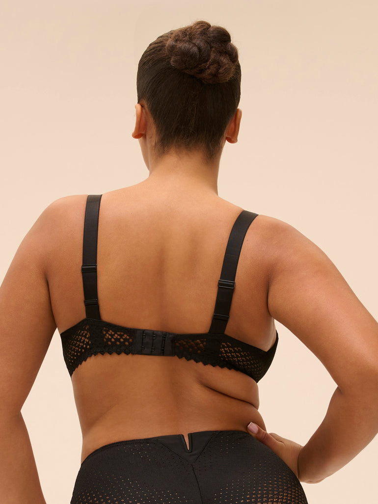 Soutien-gorge corbeille - Noir