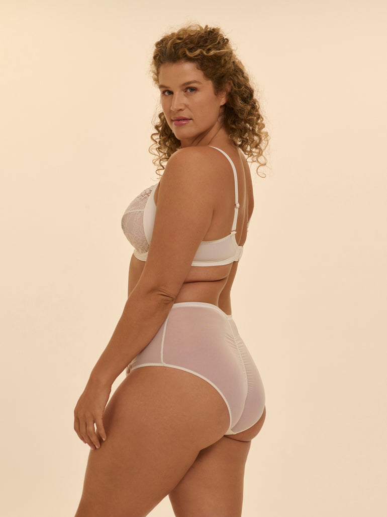 Culotte taille haute - Naturel