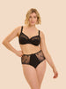 Culotte taille haute - Noir