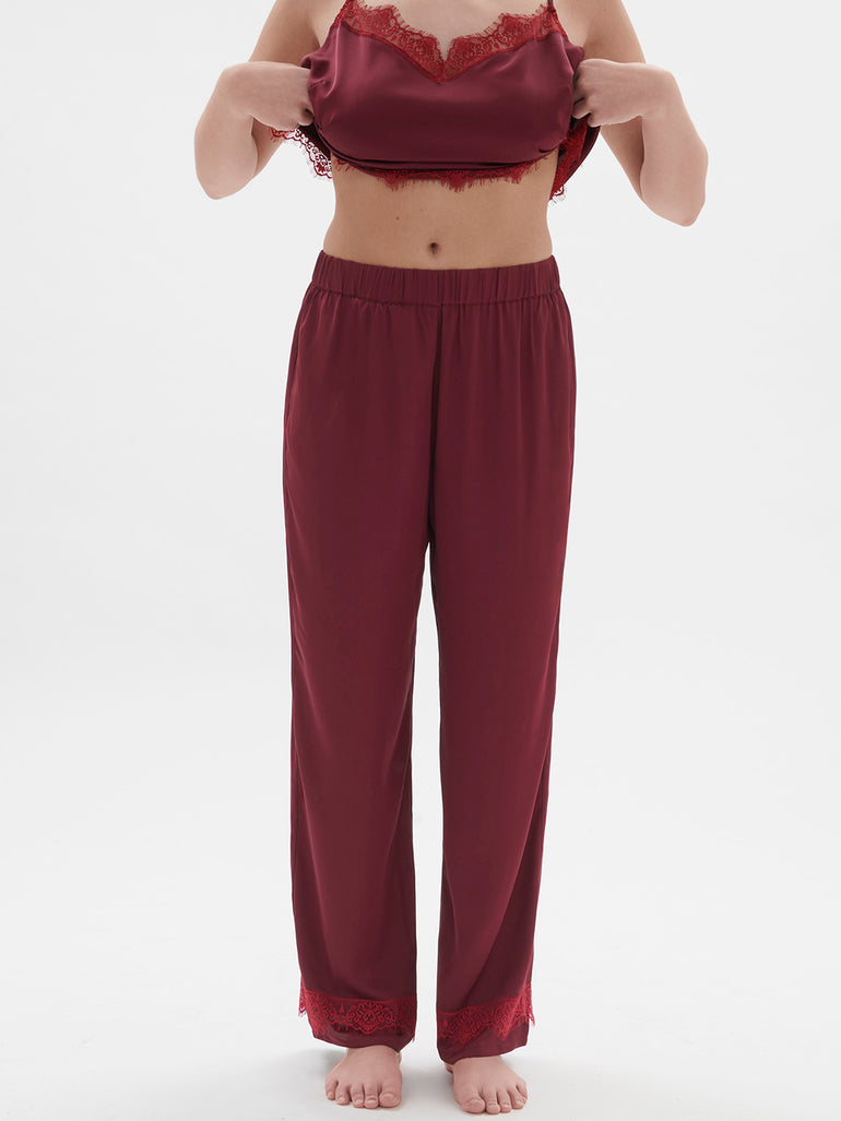 Pantalon - Rouge Spinelle