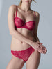 Soutien-gorge corbeille - Cranberry