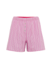 Short de nuit - Rayures Roses