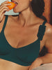 Beugelbikinitop - Emerald