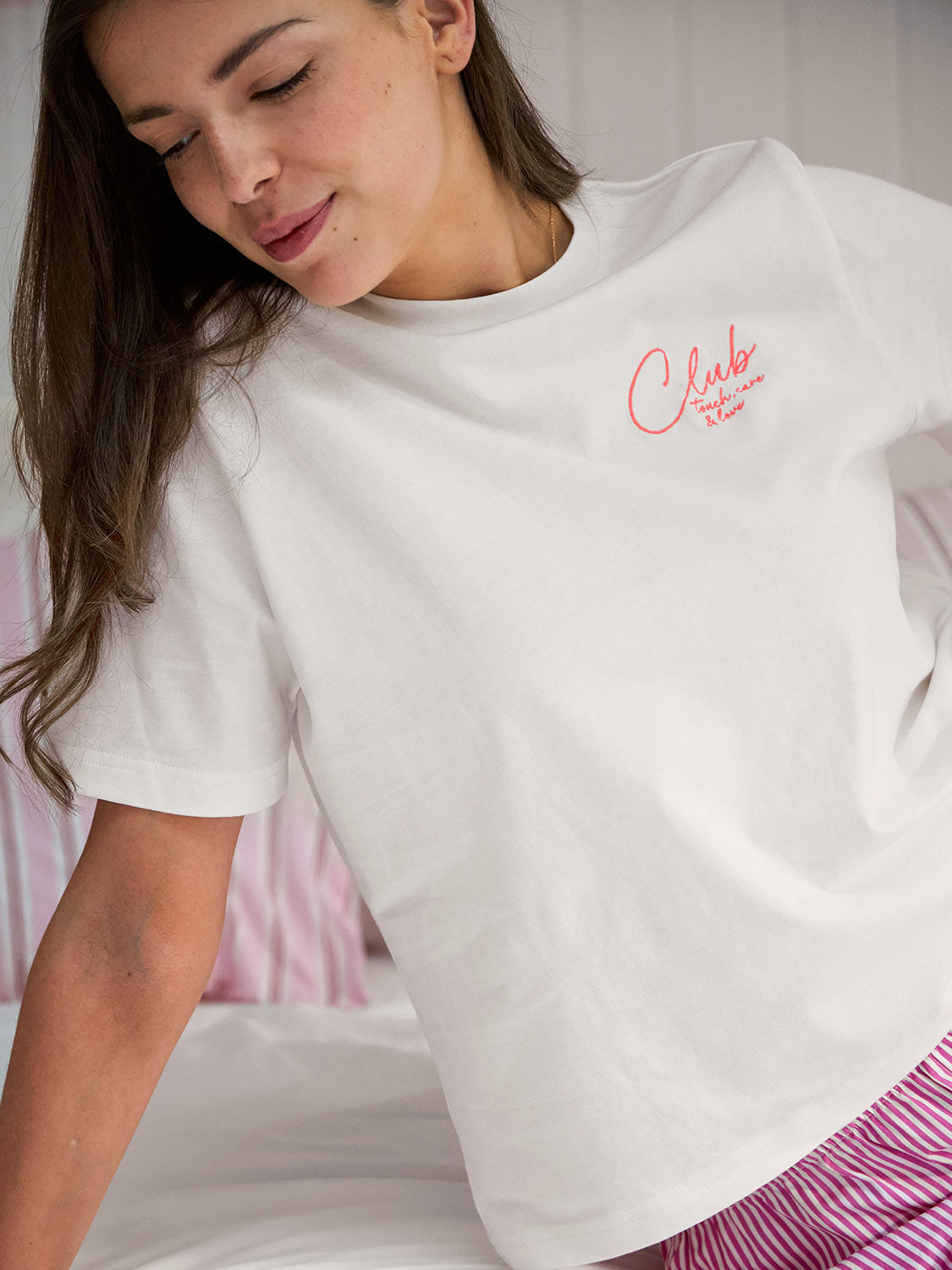 T-shirt Édition limitée Octobre Rose - Blanc
